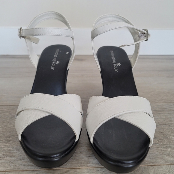 MONTEGO Bay Club Strap Wedge Sandles US11 - Picture 4 of 10
